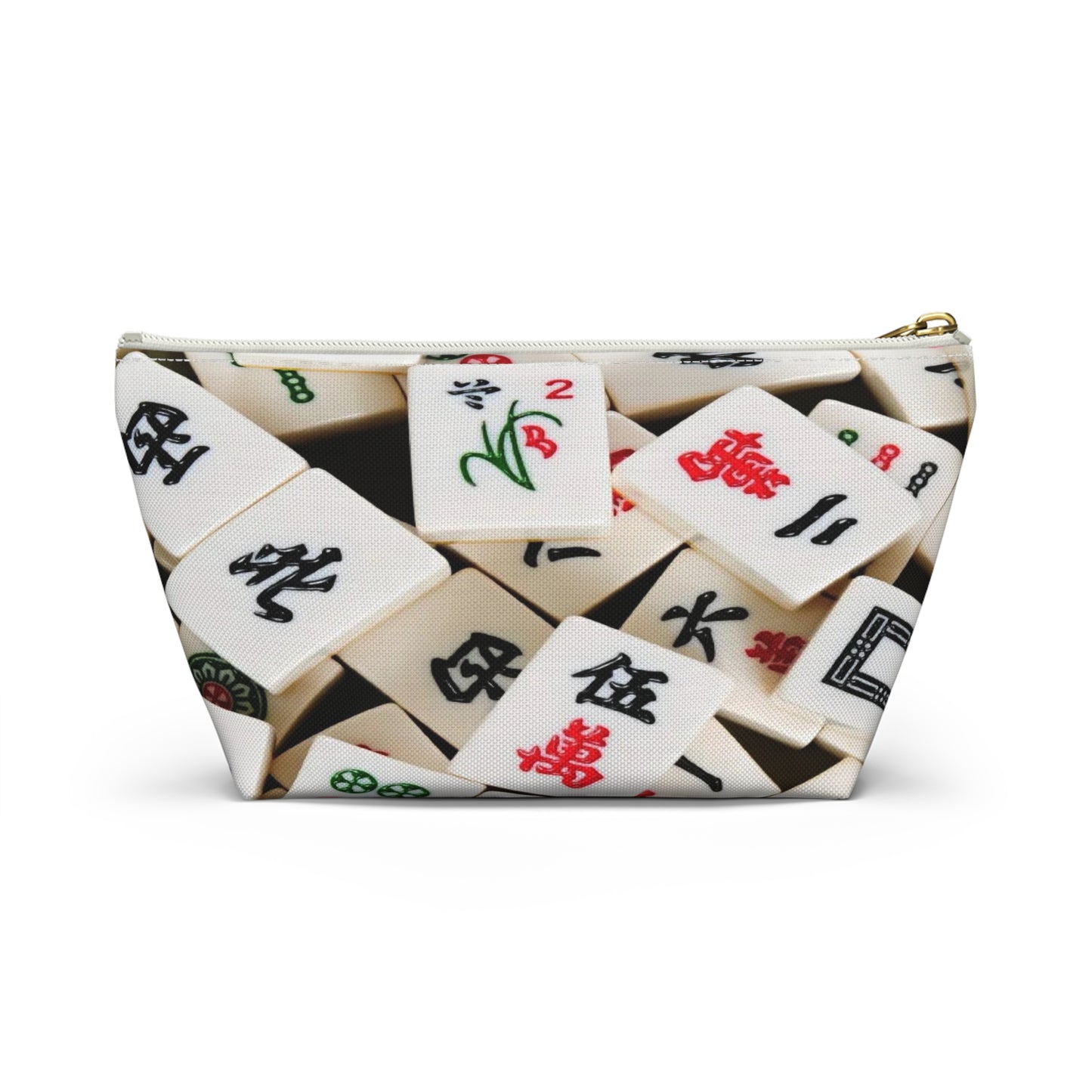 MAHJONG LOVER Tile Holder Cosmetic Bag Makeup Bag Accessory Pouch 2 sizes