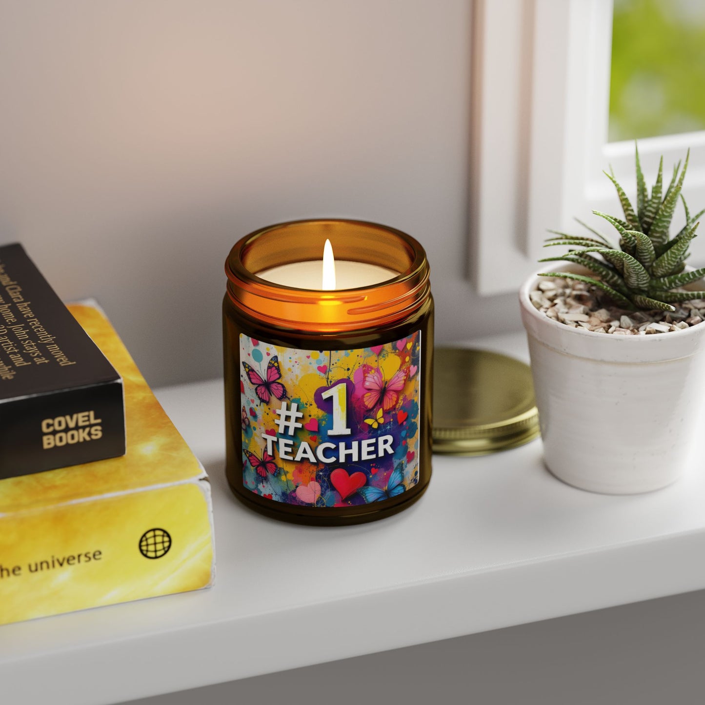 No.1 Teacher Gift Scented Candle (4oz, 9oz)
