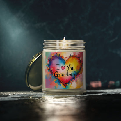 I Love You Grandma Scented Candle (4oz, 9oz)