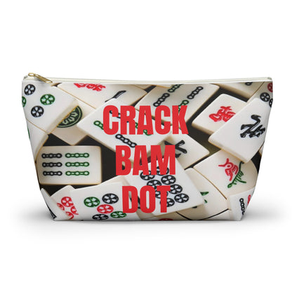 MAHJONG LOVER Tile Holder Cosmetic Bag Makeup Bag Accessory Pouch 2 sizes