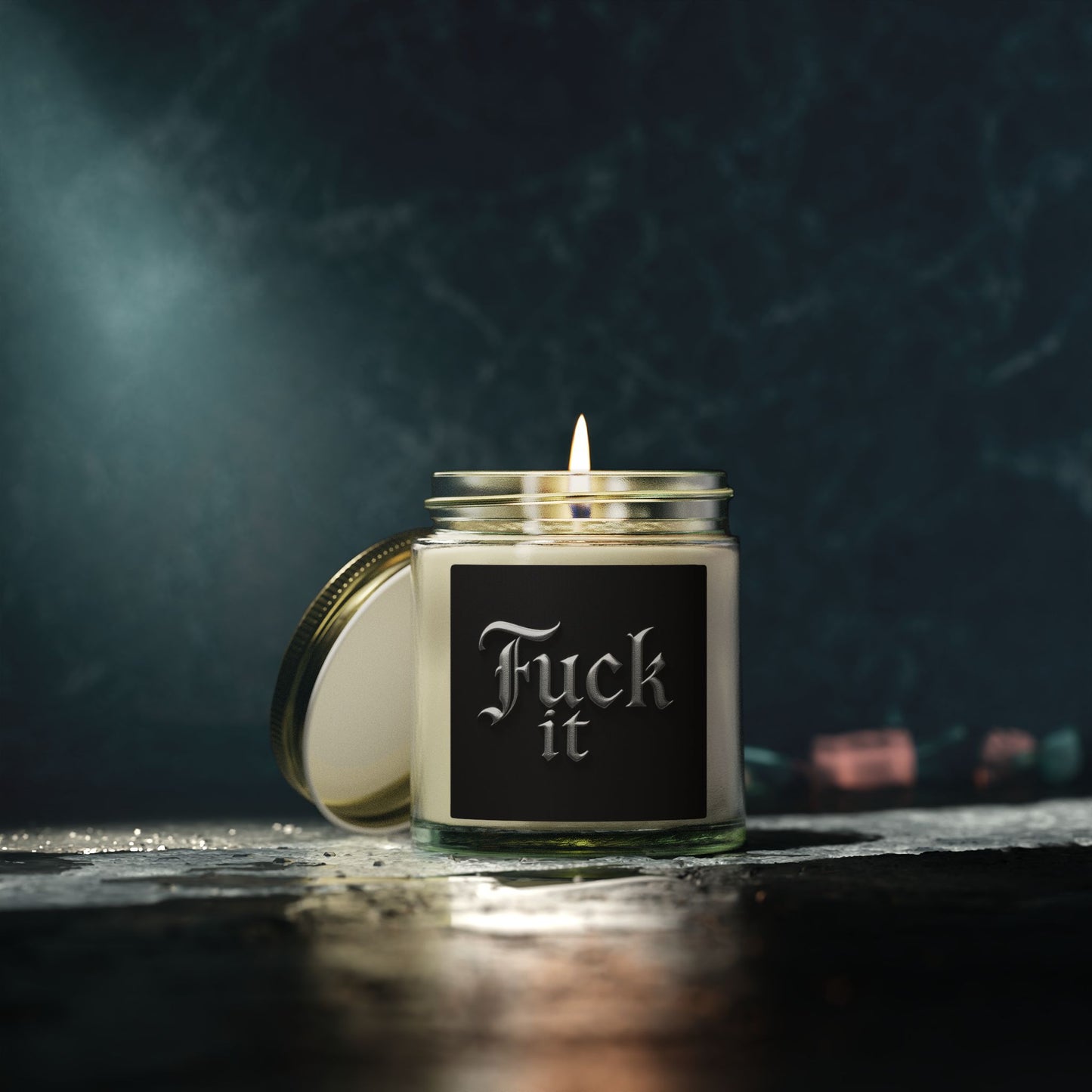 Problem Solved Fuck It  Scented Candle (4oz, 9oz)