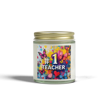 No.1 Teacher Gift Scented Candle (4oz, 9oz)