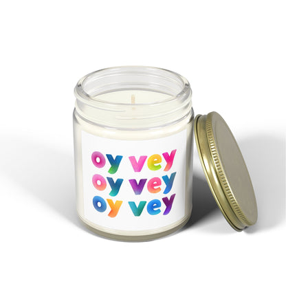 Oy Vey Judaica  Scented Candle (4oz, 9oz)