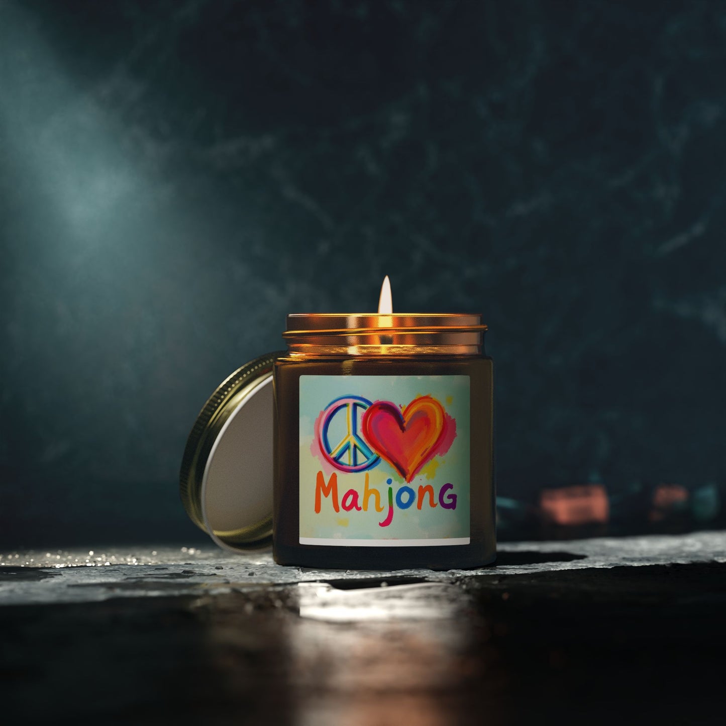 Peace Love Mahjong Scented Candle (4oz, 9oz)