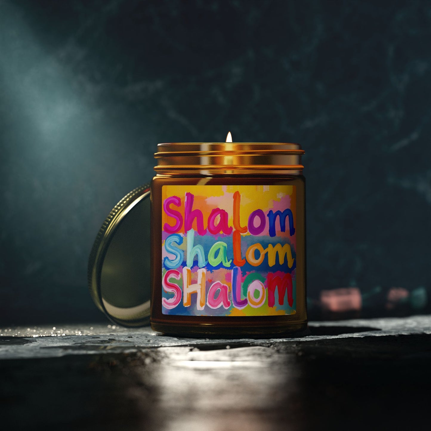 Shalom Judaica  Scented Candle (4oz, 9oz)