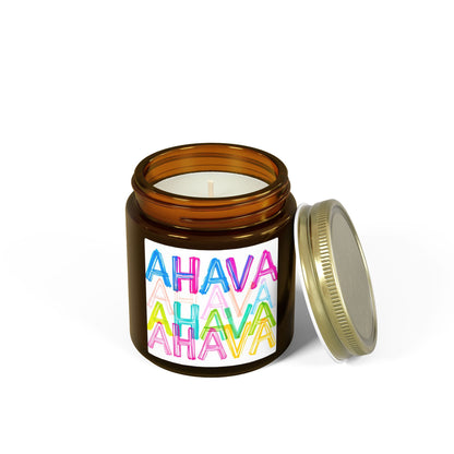 Ahava Love Judaica Scented Candle (4oz, 9oz)
