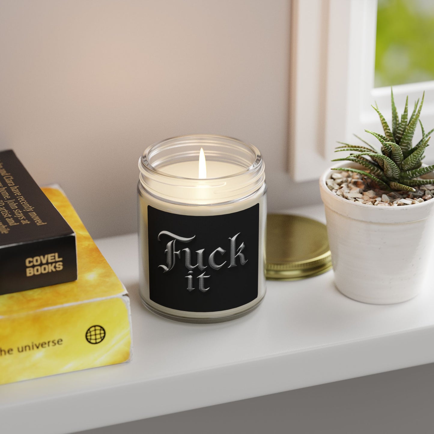 Problem Solved Fuck It  Scented Candle (4oz, 9oz)