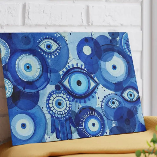 Evil Eye Art Cutting Board Charcuterie Board