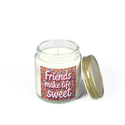 Friends Make Life Sweet Sprinkles Scented Candle (4oz, 9oz)