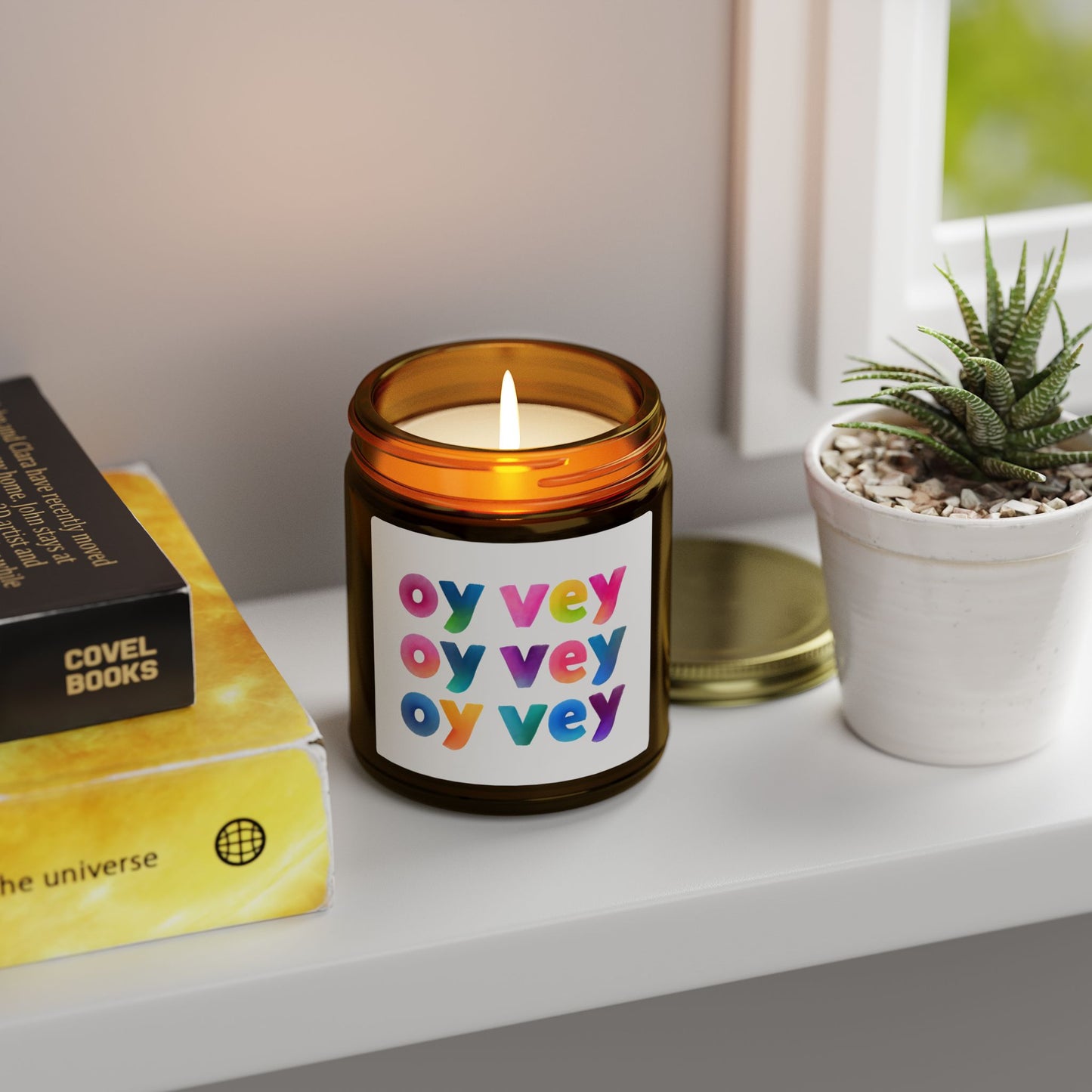 Oy Vey Judaica  Scented Candle (4oz, 9oz)