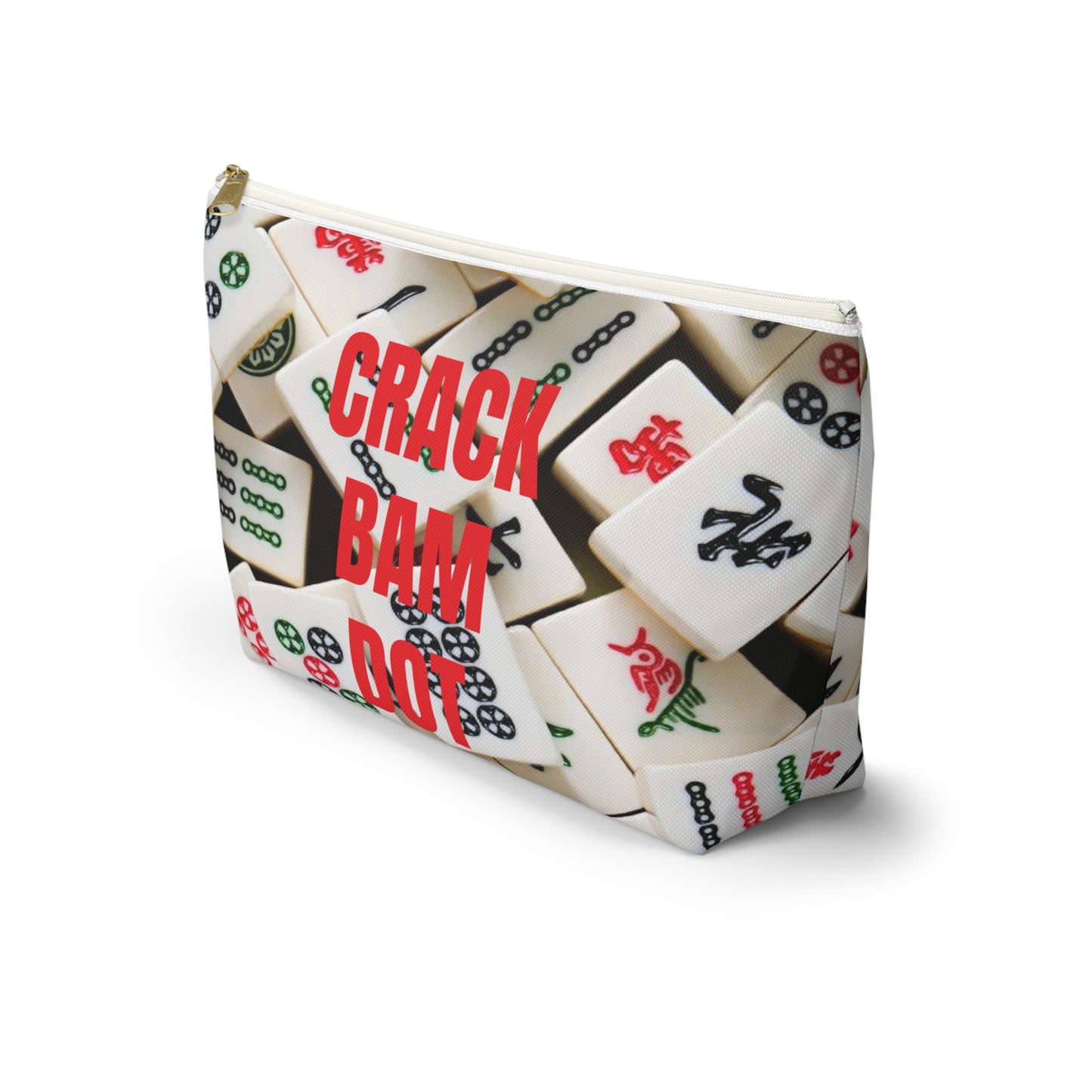 MAHJONG LOVER Tile Holder Cosmetic Bag Makeup Bag Accessory Pouch 2 sizes
