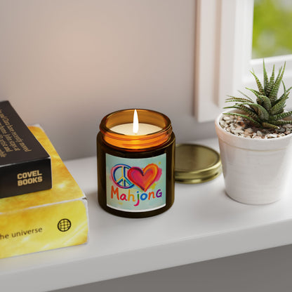 Peace Love Mahjong Scented Candle (4oz, 9oz)