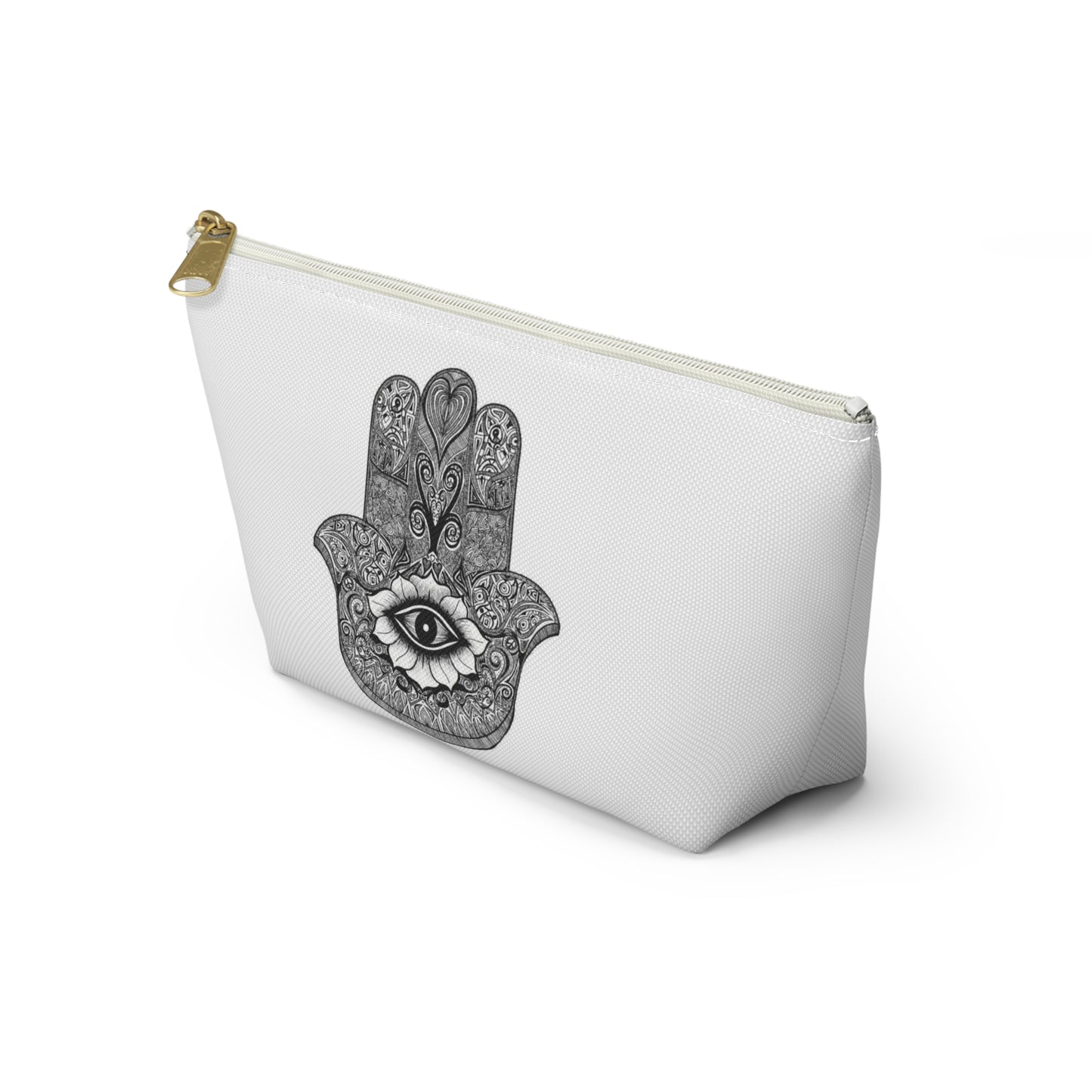 Hamsa Good Luck  Makeup Case Cosmetic Bag Travel Pouch Accessory Pouch
