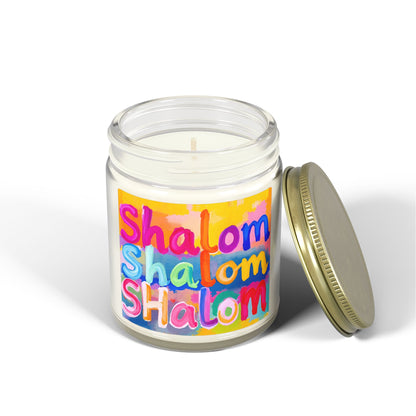 Shalom Judaica  Scented Candle (4oz, 9oz)