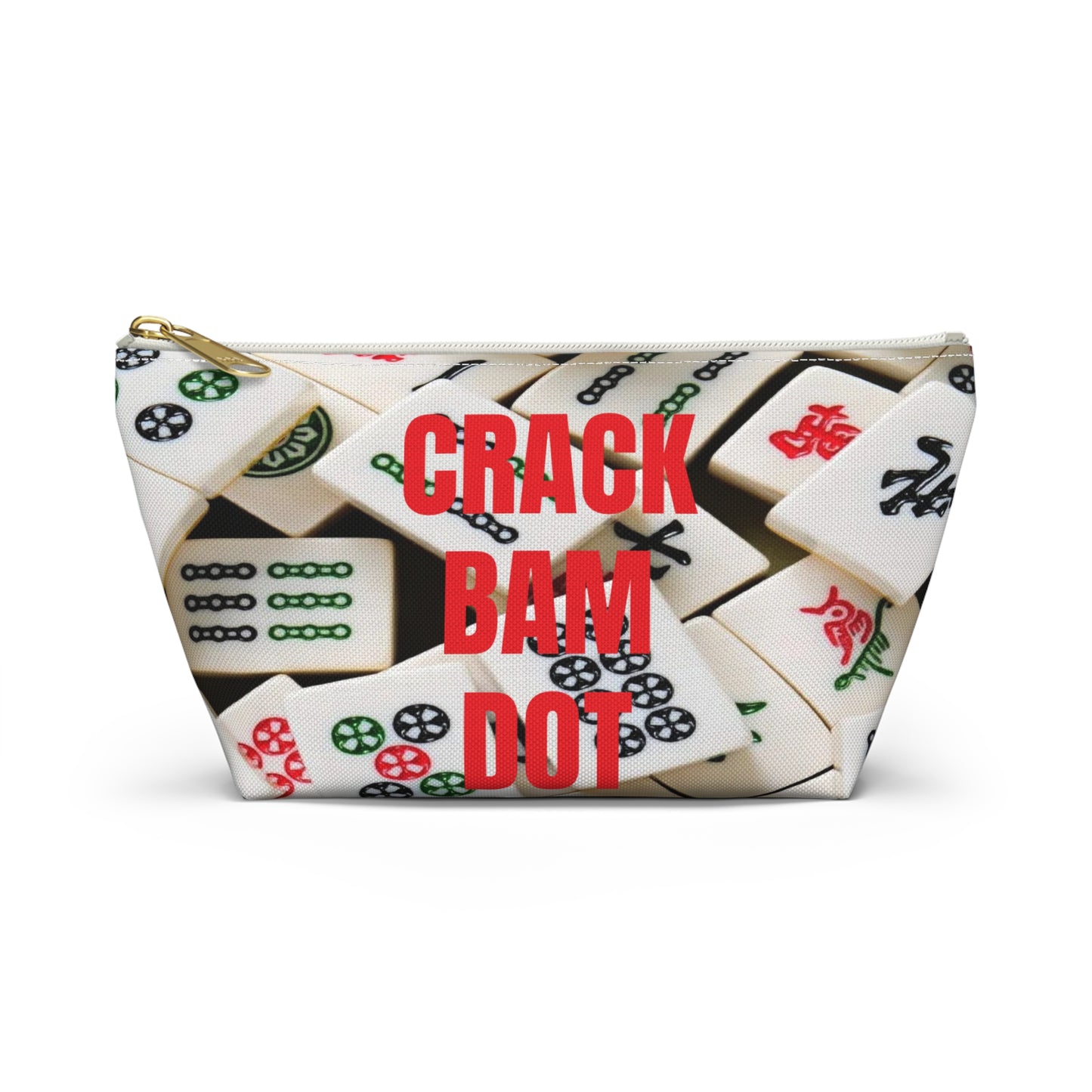 MAHJONG LOVER Tile Holder Cosmetic Bag Makeup Bag Accessory Pouch 2 sizes