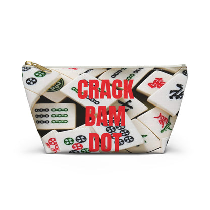MAHJONG LOVER Tile Holder Cosmetic Bag Makeup Bag Accessory Pouch 2 sizes