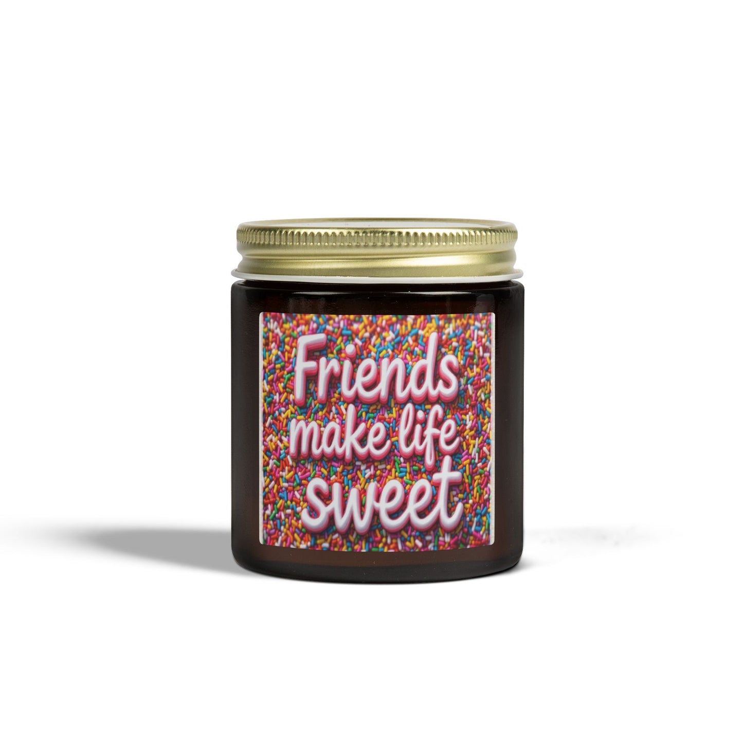 Friends Make Life Sweet Sprinkles Scented Candle (4oz, 9oz)