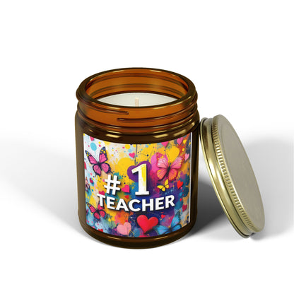 No.1 Teacher Gift Scented Candle (4oz, 9oz)