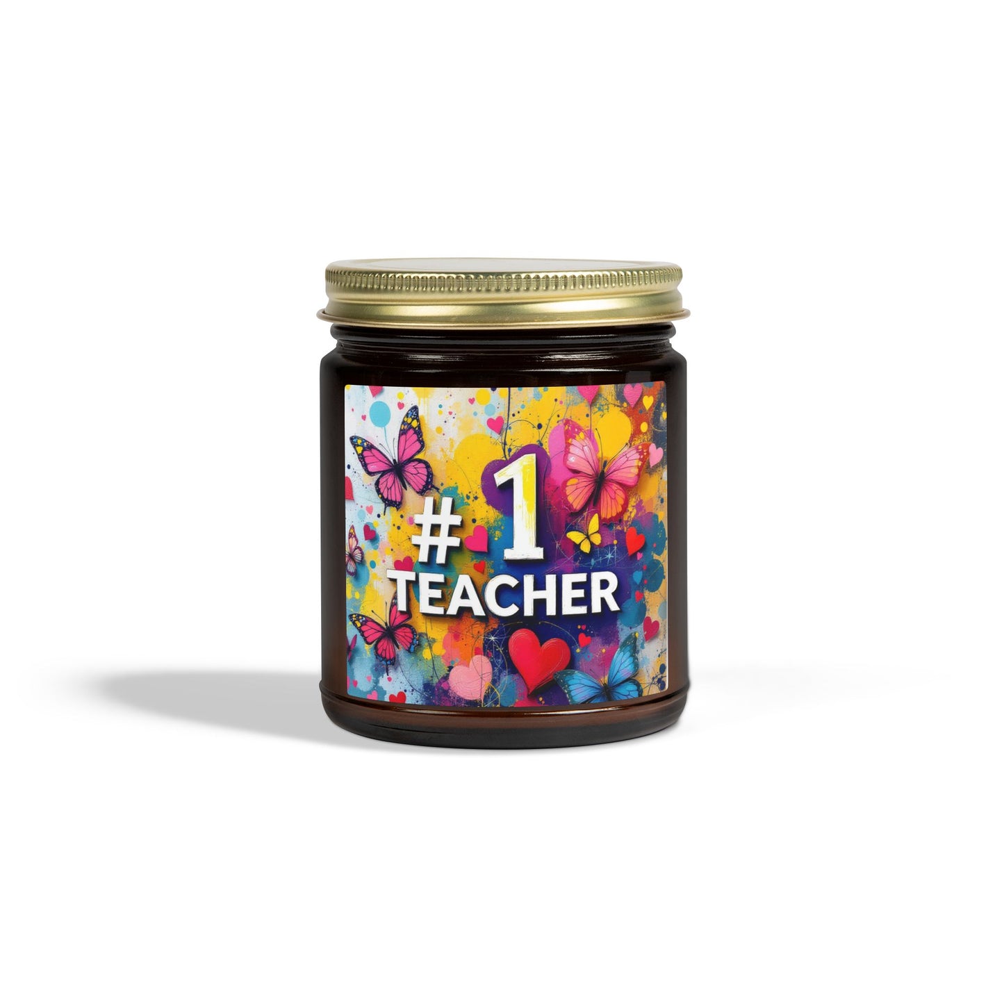 No.1 Teacher Gift Scented Candle (4oz, 9oz)