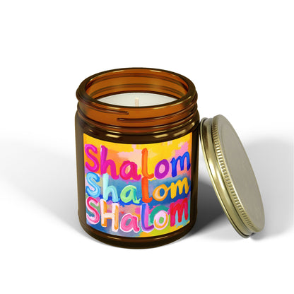 Shalom Judaica  Scented Candle (4oz, 9oz)