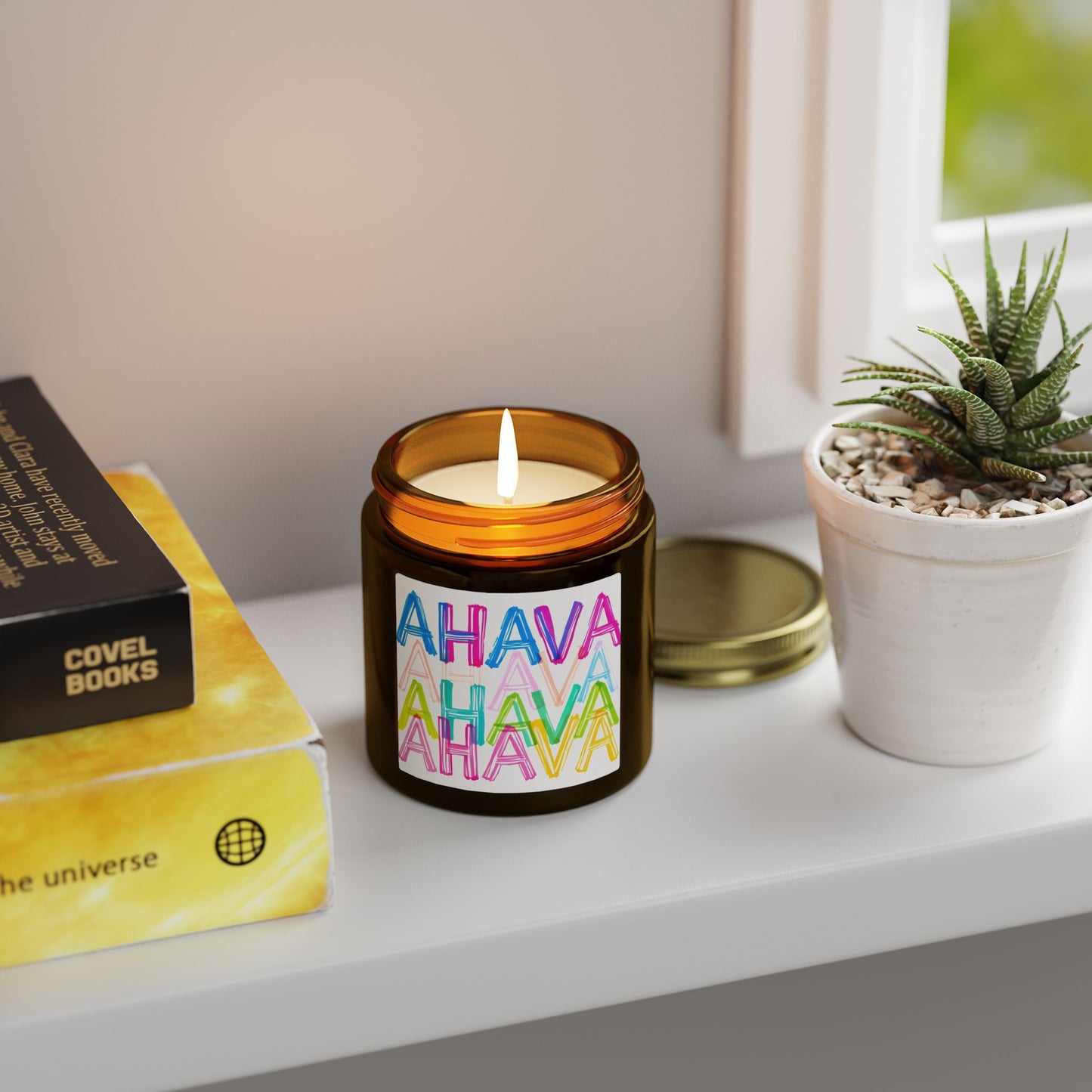 Ahava Love Judaica Scented Candle (4oz, 9oz)
