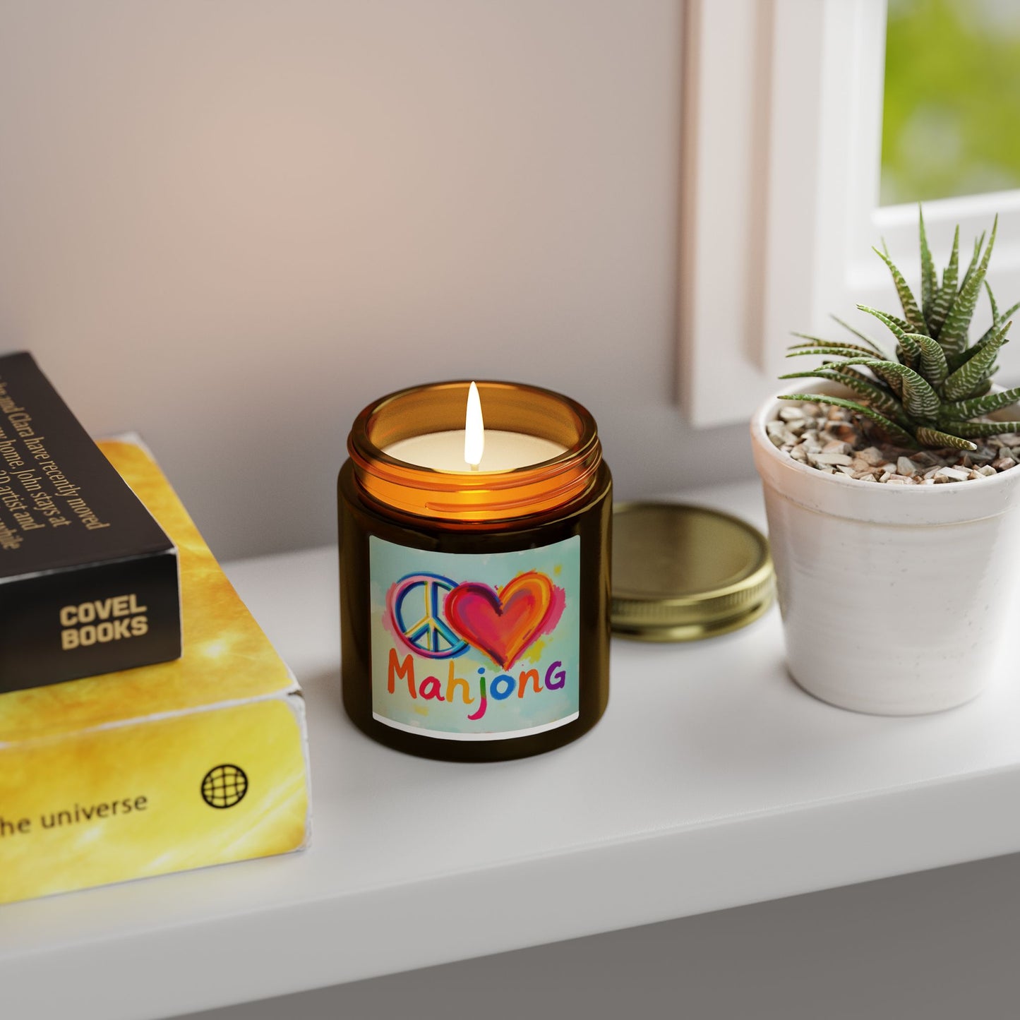 Peace Love Mahjong Scented Candle (4oz, 9oz)