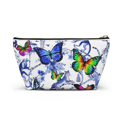 Chinoiserie Butterfly cosmetic Makeup Case Accessory Pouch