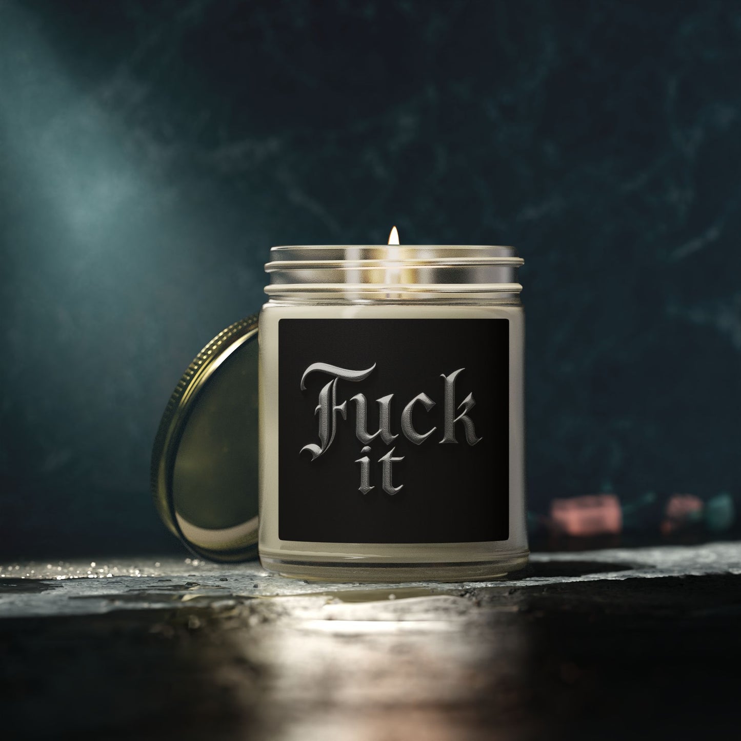 Problem Solved Fuck It  Scented Candle (4oz, 9oz)