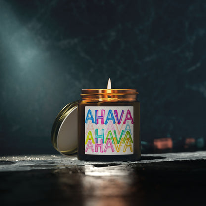 Ahava Love Judaica Scented Candle (4oz, 9oz)