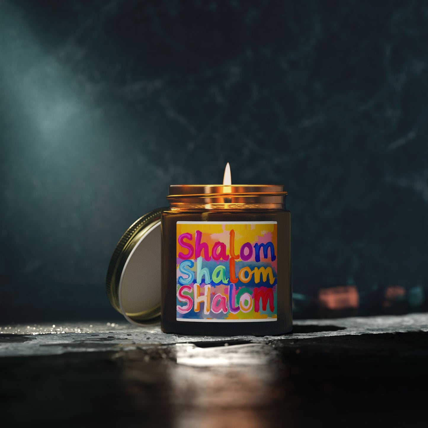 Shalom Judaica  Scented Candle (4oz, 9oz)