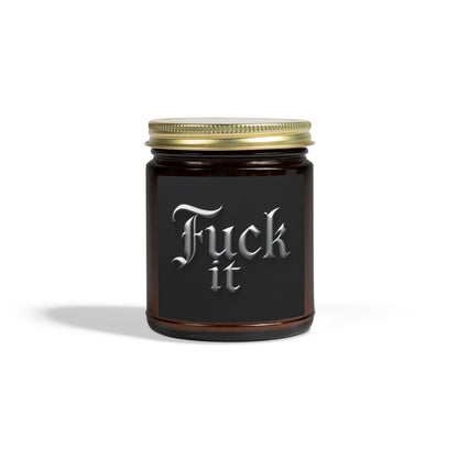 Problem Solved Fuck It  Scented Candle (4oz, 9oz)