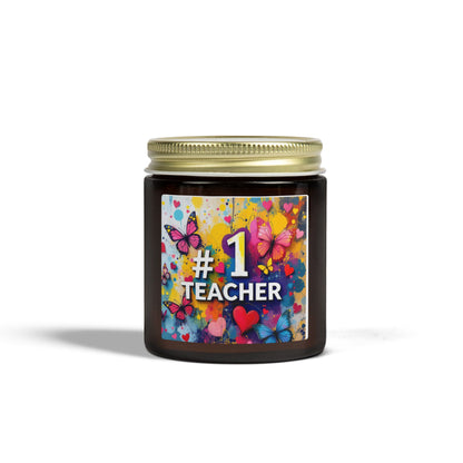 No.1 Teacher Gift Scented Candle (4oz, 9oz)