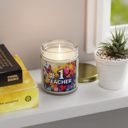 No.1 Teacher Gift Scented Candle (4oz, 9oz)