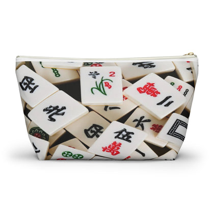 MAHJONG LOVER Tile Holder Cosmetic Bag Makeup Bag Accessory Pouch 2 sizes