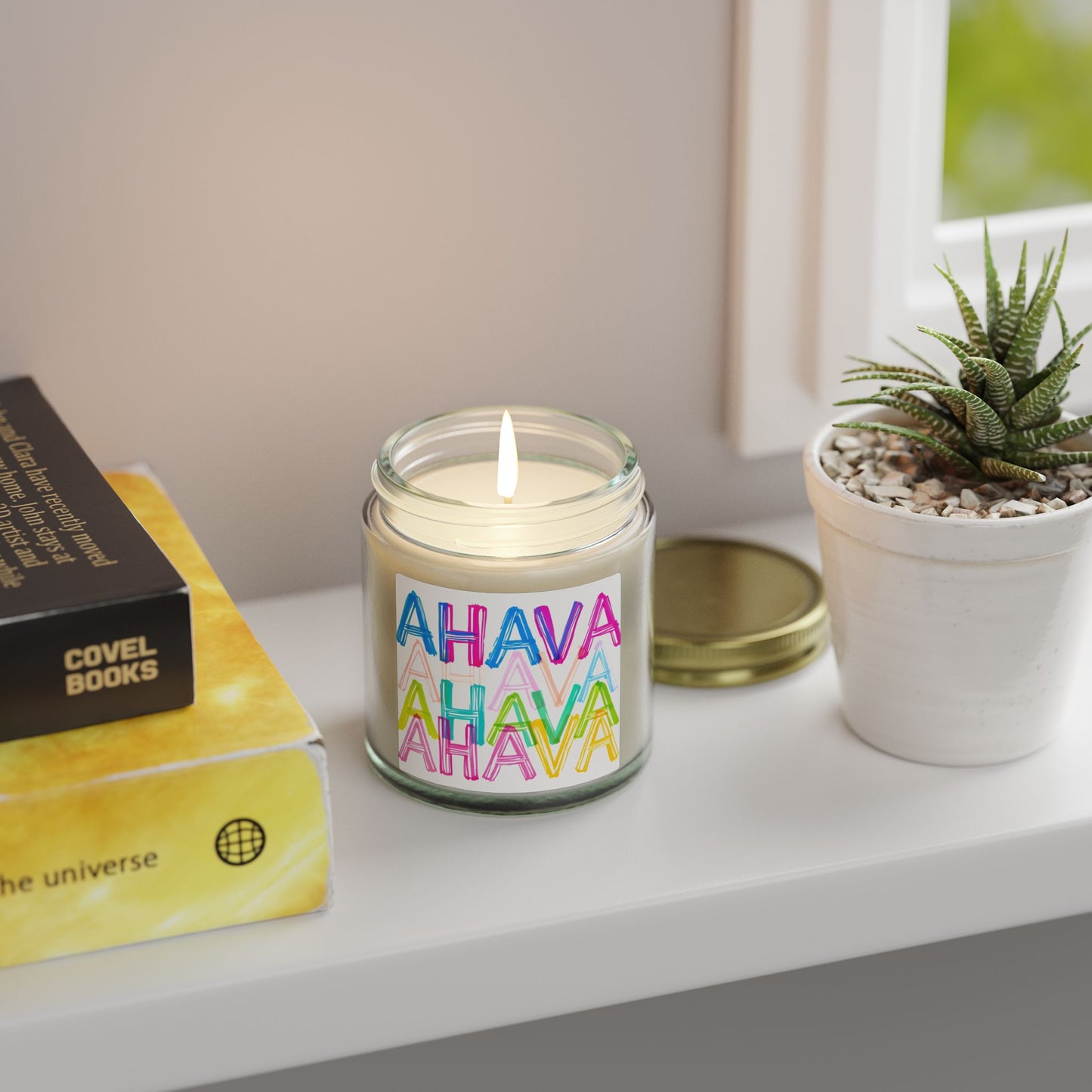Ahava Love Judaica Scented Candle (4oz, 9oz)