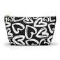 Grafitti Hearts  Cosmetic Makeup Case Accessory Pouch