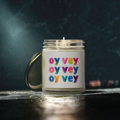 Oy Vey Judaica  Scented Candle (4oz, 9oz)