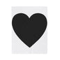 Modern Black Heart I Love You Throw Blanket Velveteen Plush Blanket