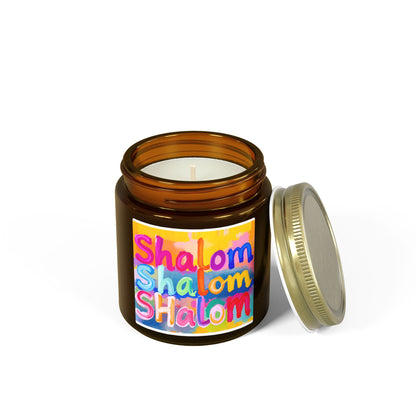 Shalom Judaica  Scented Candle (4oz, 9oz)