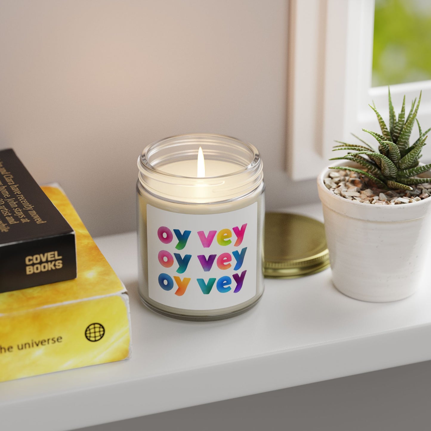 Oy Vey Judaica  Scented Candle (4oz, 9oz)