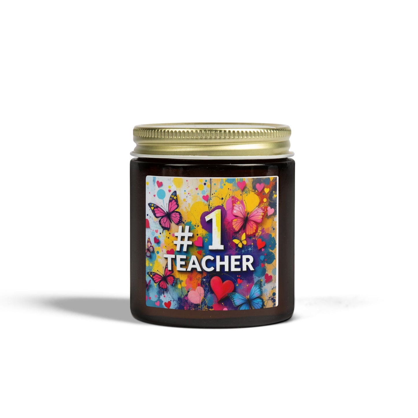 No.1 Teacher Gift Scented Candle (4oz, 9oz)