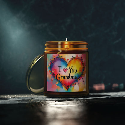 I Love You Grandma Scented Candle (4oz, 9oz)