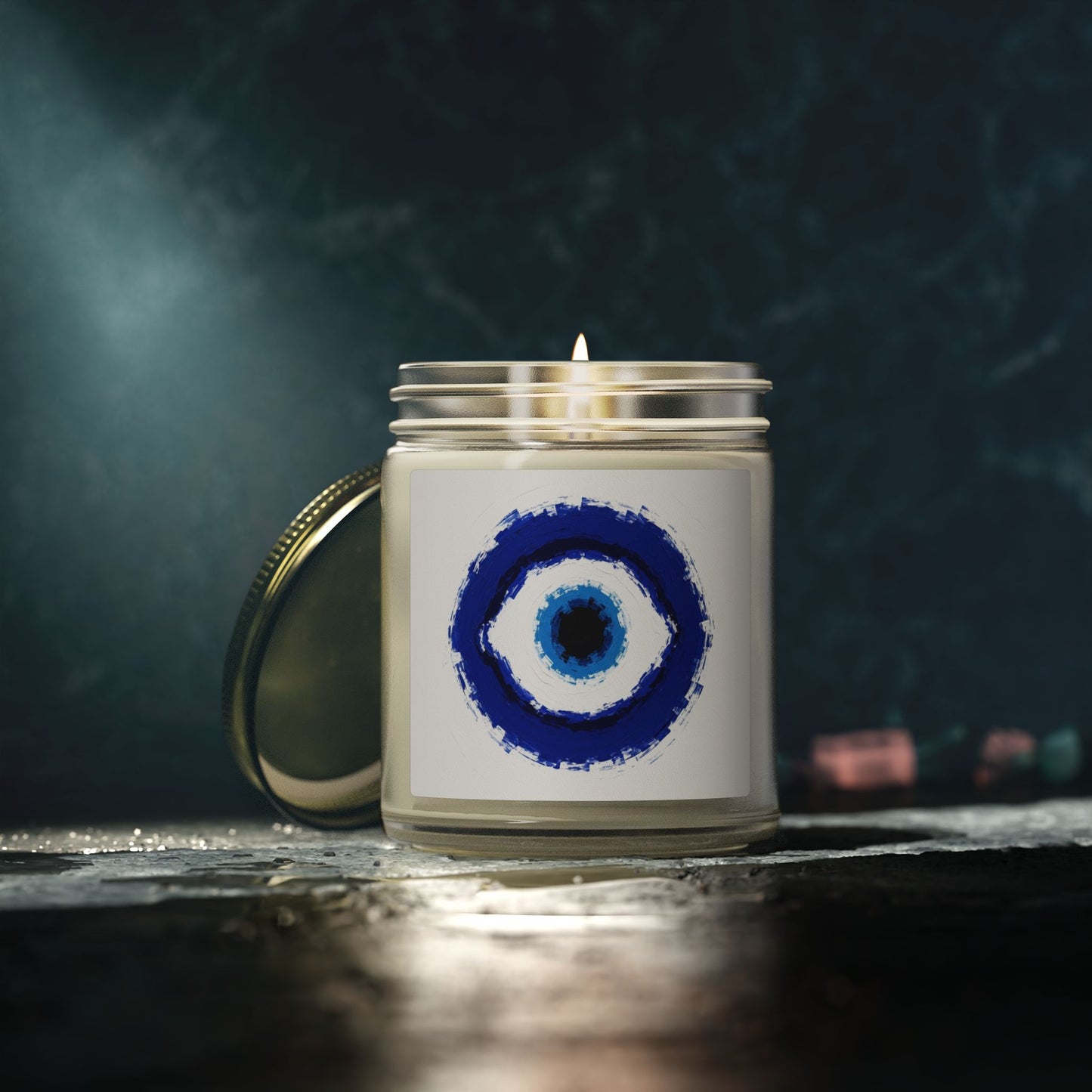 Good Vibes Only Evil Eye Good Luck Scented Candle (4oz, 9oz)