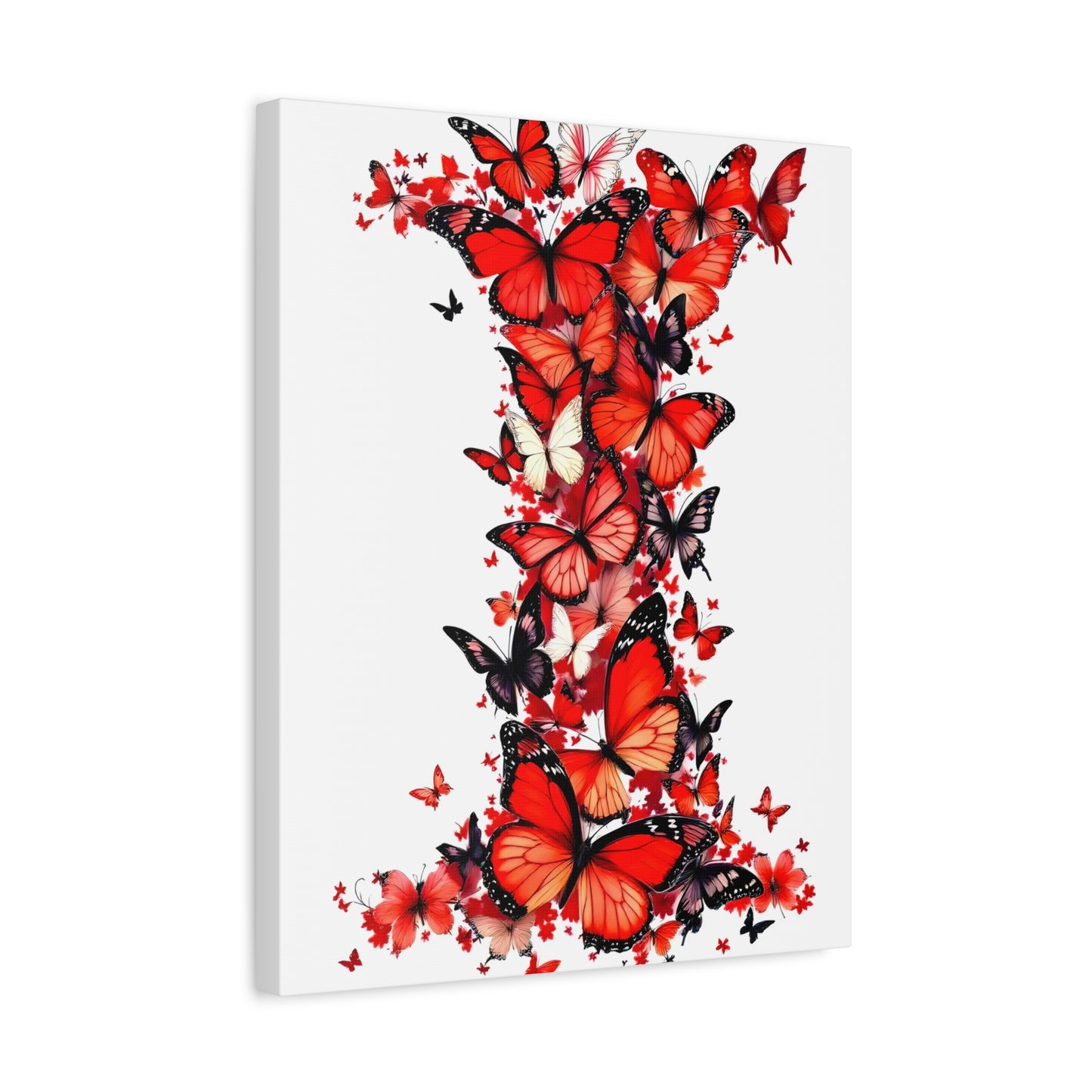 Indiana University Butterfly Art  Canvas Wall Art