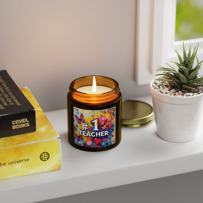 No.1 Teacher Gift Scented Candle (4oz, 9oz)