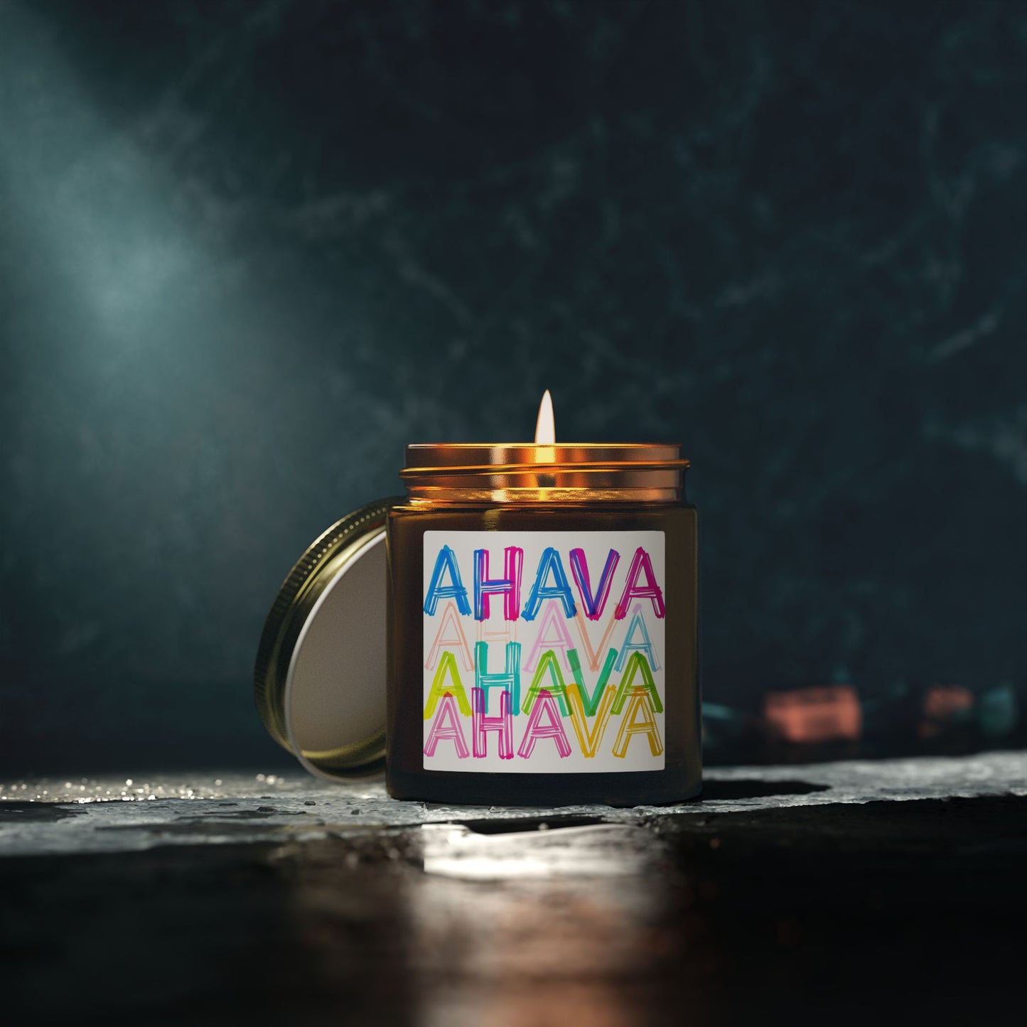 Ahava Love Judaica Scented Candle (4oz, 9oz)