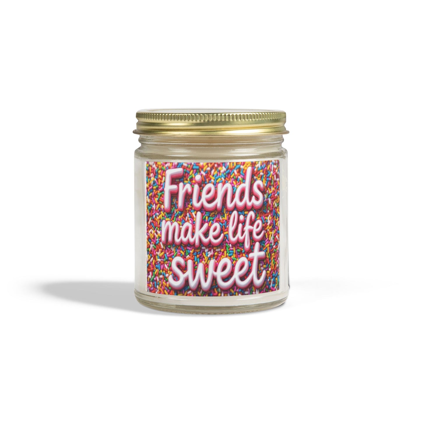 Friends Make Life Sweet Sprinkles Scented Candle (4oz, 9oz)