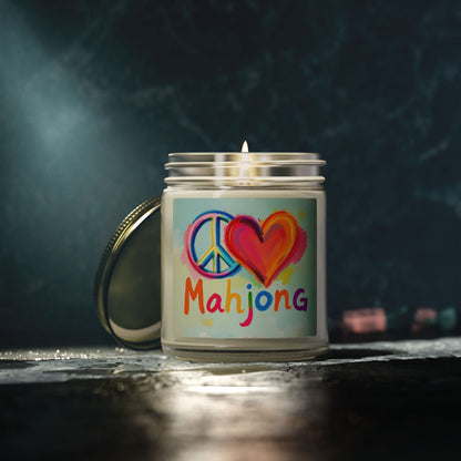 Peace Love Mahjong Scented Candle (4oz, 9oz)