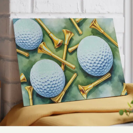 Golf Lover  Art Cutting Board Charcuterie Board
