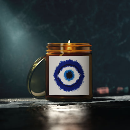 Good Vibes Only Evil Eye Good Luck Scented Candle (4oz, 9oz)